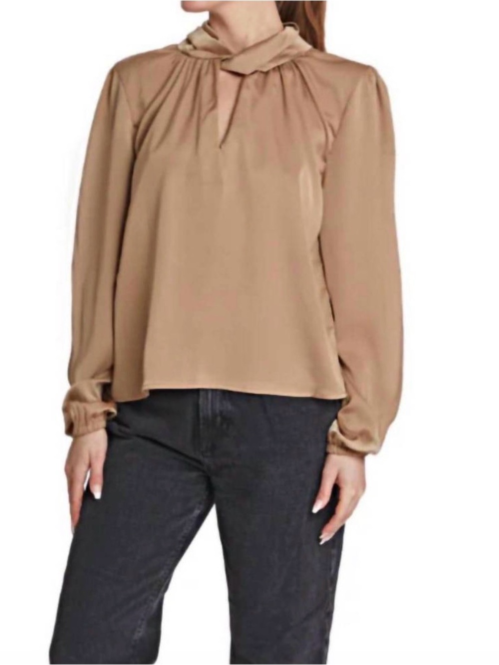 Taylor Tillman New York Kendall Top in Tan